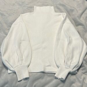 Pink Lily White Premium Sweater